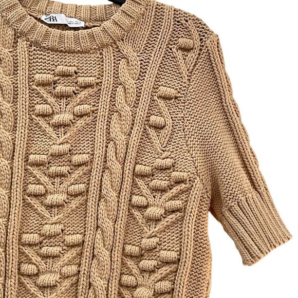 Zara Sweater, Tan, Size L - Picture 4 of 16